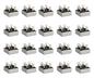 Bridge rectifier sqr 600v 25a - 50p/box kbpc2506