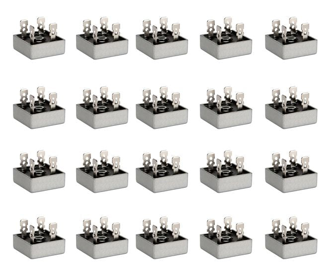 Bridge rectifier sqr 600v 25a - 50p/box kbpc2506