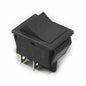 Rocker switch dpst momentary off-(on) kcd2-2-211