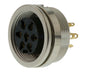 M16 din socket 7w 5a 250v p/mount kfv 70