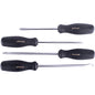 4PC SCREWDRIVER SET BLACK HANDLE