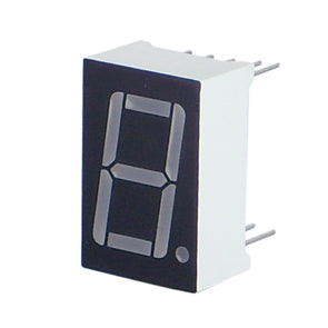 7-segment yellow led display ca 14.2mm 55mcd kw1-561a6b