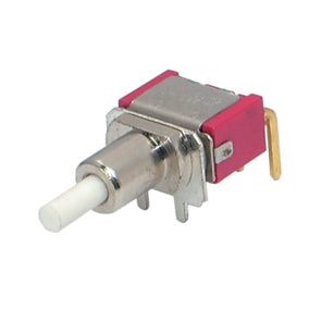 Push button switch spdt r/a on-on l8603p-nre-h