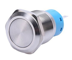 Push button switch 1xno/nc spdt 5a 12v m22 d=25 l=35 latching white las3-22f-w11el-wt