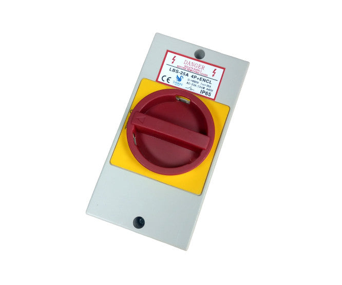 Load break switch 32A 4p (enclosure) LBS-32A-4P+ENCL