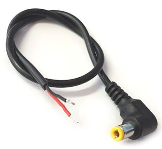 2.5x9mm dc socket in-line open end lead r/a 170126
