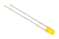Led 3mm di-yl rnd 700mcd 90d - debulk 302yud-cc