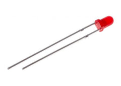 Led 3mm difused-red low current 2ma hlmp-1700