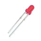 Led 3mm di-rd rnd 250mcd 60d - debulk cz304ur2