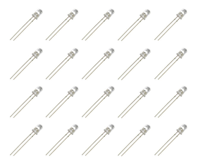 Led 3mm round cl-green 520nm 7kmcd 30-d - 1k/bag 200626