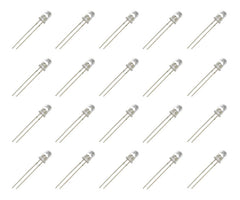 Led 3mm round cl-green 520nm 7kmcd 30-d - 1k/bag 200626