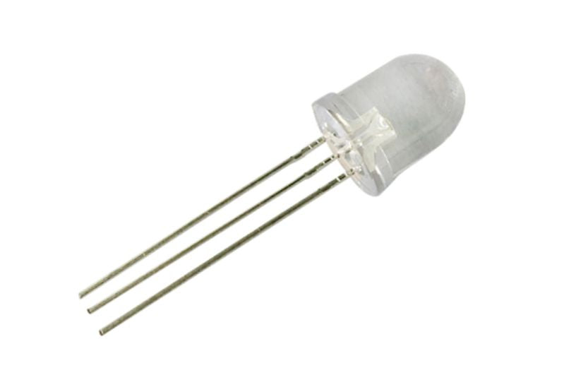 Bi-colour led 8mm diffused gr/rd cc lugr81m *d*