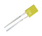 5x5mm square diffused yellow led 5mcd suy10d