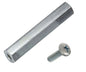 Nickel metal spacer fem-fem m3x2 l=20mm set tba