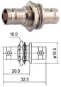 Adapter bnc-socket to bnc-socket bulkhead m5563