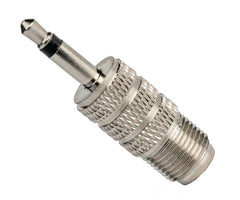 Adapter .f-socket to 3.5-plug mono m5621