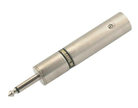 Adaptor 6.3 plug mono to xlr 3-pin plug m59223