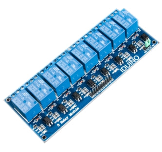 8-ch relay 5v coil, module board me115