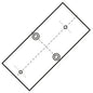 Plate for psu din rail adaptor me20-003-01