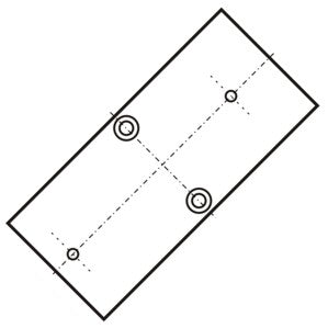 Plate for psu din rail adaptor me20-003-01