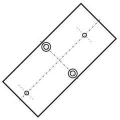 Plate for psu din rail adaptor me20-003-01