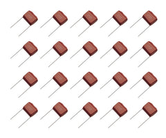 Polyester film capacitor 47nf 630v p=15mm - 500/bag mef0.047uf630v-k-p15