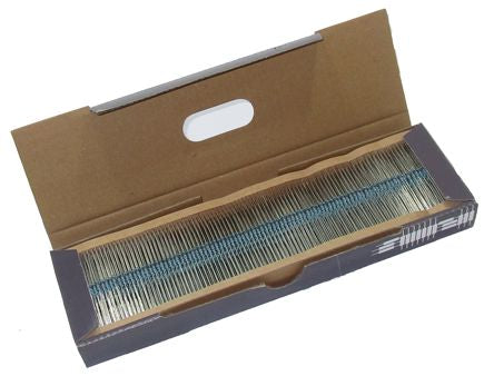 Resistor 1/4w round m/f 1% 6k8 - 5k/box mf25-6k8-f t/b