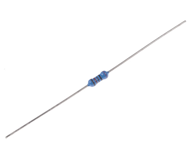 Resistor 1/2w round m/f 1% 1/4w body 820e mf50s-820e-f-b/p