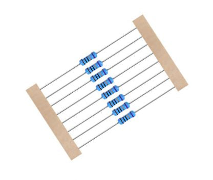 Resistors 1/4w round m/f 1% 820k mf25-820k-f-tb