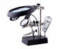 Magnifier + led + iron stand + helping hands usb mg16129-c-u