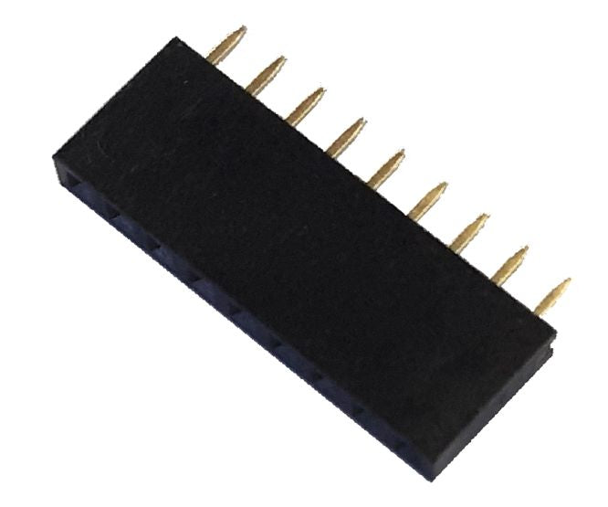Sil socket str housed p=2.54 9-w ml2585g01-109