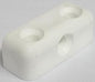Shelf mounting bracket plastic block 3holes modw