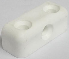 Shelf mounting bracket plastic block 3holes modw