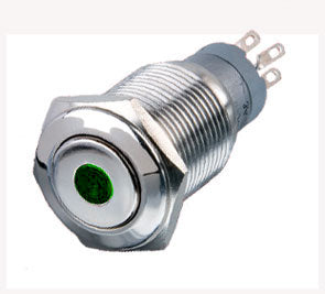 Push butt rnd latch met dot il-gr 3a mp0045/1d1gn220