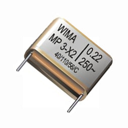 Metallized paper capacitor 47nf 250v p=15 mp3-x2/0.047uf/250va