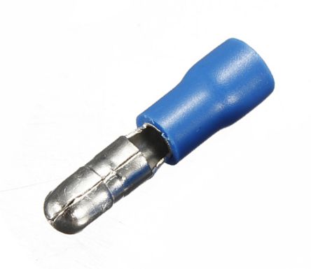 Terminal pre-ins bullet bl 4mm plug mpd2-156 *dbk*