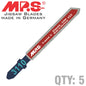 Jigsaw blade metal t-shank 28tpi t118g