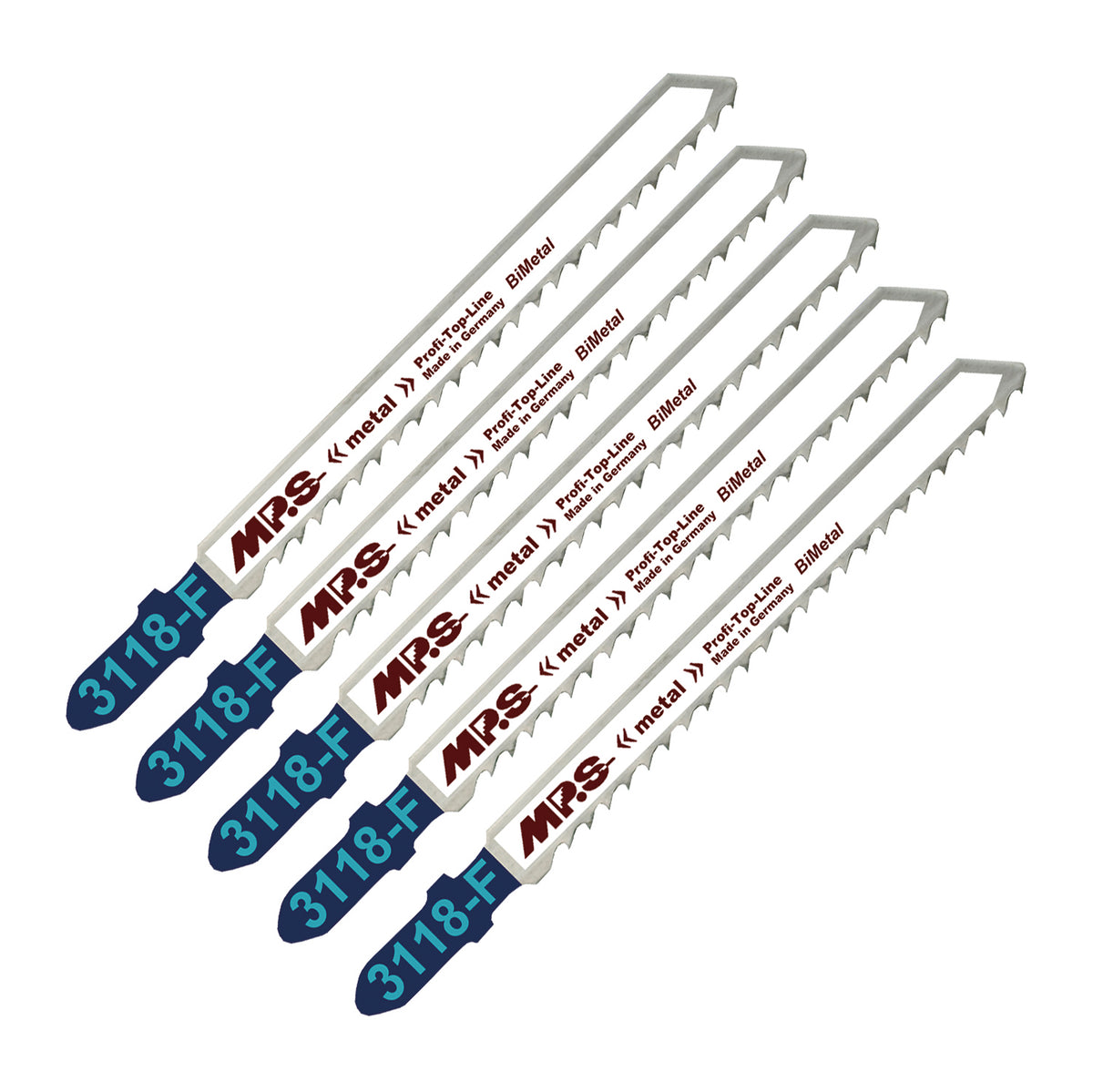 Jigsaw blade alum./plas 8tpi t-sh t127d