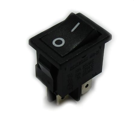 Rocker switch mini dpst off-on 6a mr-21a-q-b/b-3h-h-z54
