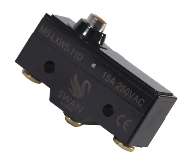 Travel limit micro switch spdt 15a short spring plunger ms-lxw5-11d