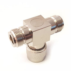 Adapter n-plug to 2x n-socket t-junction n-kjk