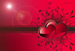 NB200 NOTEBOOK STICKER 15.6" 3D HEARTS