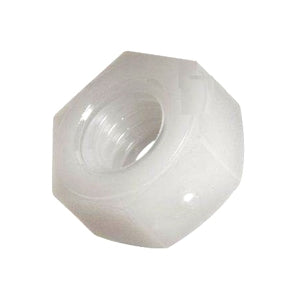 White nylon m3 nut - 3x2.5x5.6mm 210203