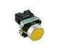 22mm push button flush no yellow pb-adp2-ba51