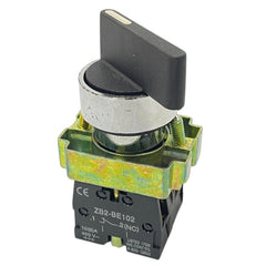 Rotary selector switch 2pos no=l/off=r/on nc(oppos), stay pb-adp2 bj25