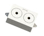 Piezo siren dual-tone 12vdc 2-hole 84x54 xpb8555-26.28t12w