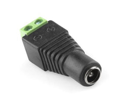 Adapter dc-power 2.0mm plug-screw terminal pc101
