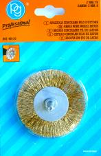 75MM BRASS WIRE WHEEL BRUSH