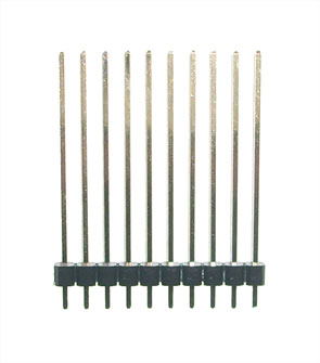 Header sil str 10-pins p=2.54 th=31 pl2525g01 25.5/3.0-110