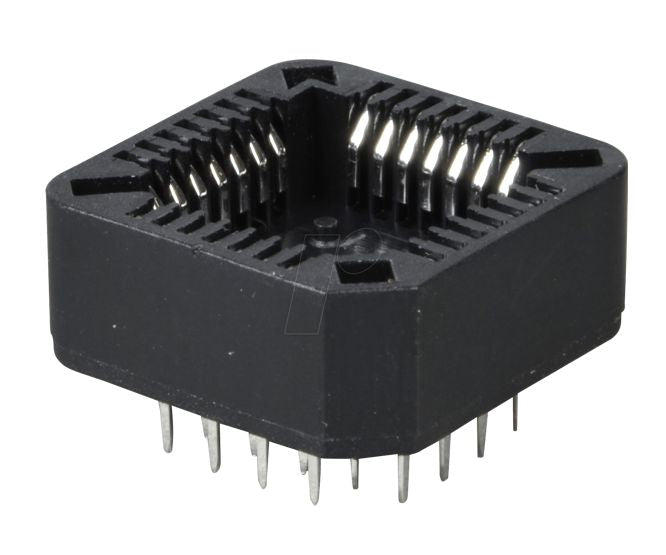 Socket plcc 28p trhu-hole mnt plcc28td